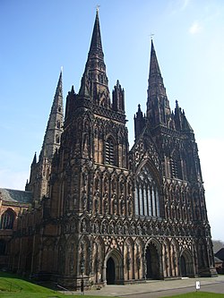 La cattedrale di Lichfield