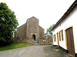 Abdijkerk in Montquintin, gemeente Rouvroy