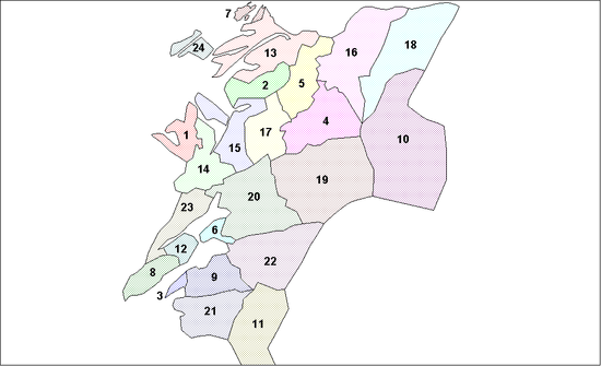 Comunele din Nord-Trøndelag