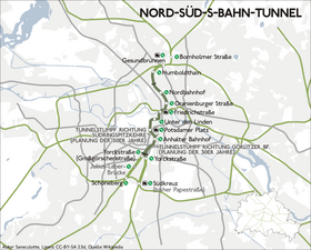 Image illustrative de l’article Tunnel nord-sud