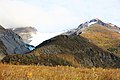 Parte settentrionale del ghiacciaio (verso il lago Portage)