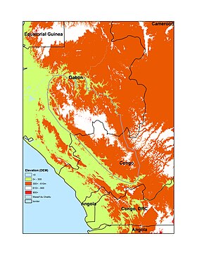 Carte de localisation du massif.