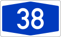 File:Bundesautobahn 38 number.svg