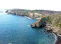 Plogoff : les falaises à l'ouest de Pors-Loubous.