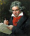 De stijl van Ludwig van Beethoven (1770-1827) sluit aan bij die van Wolfgang Amadeus Mozart en Joseph Haydn.]]