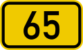 File:Bundesstraße 65 number.svg