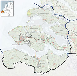 Kortgene is located in Zeeland