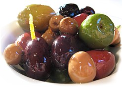 Pickled olives