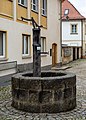 * Nomination Pump fountain behind the catholic parish church St.Vitus in Hirschaid --Ermell 07:53, 25 November 2019 (UTC) * Promotion  Support Good quality. --Steindy 15:10, 25 November 2019 (UTC)