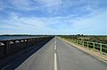 Road over the dam of Campilhas