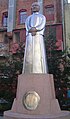 Statue of Sun Yat-sen by sculptor Benny Bufano in San Francisco's Chinatown St. Mary's Park