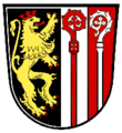 Wappen des 1972 aufgelösten Landkreises Eschenbach/Oberpfalz