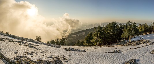 Mount Ainos wintertime at sundown Φωτο: Kullack