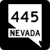 State Route 445 marker