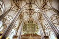 Interior of St. Peter and Paul with its Sonnenorgel (sun organ)