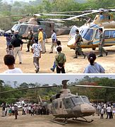 Honduran President helicopter