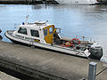 Harbour Masters boat at Poole Harbour, Dorset, England