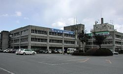 The Ōfunato City Hall on 9 June 2010