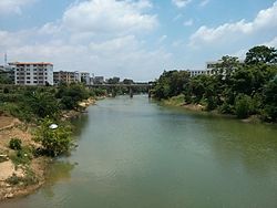 武鳴河と武鳴大橋