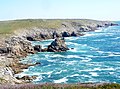 Falaises à l'est de Bestrée.