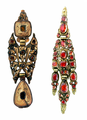 Catalan herring-type (arengada) earrings, 19th c. AD