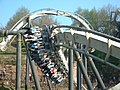 A Bolliger & Mabillard inverted coaster, Nemesis Reborn at Alton Towers