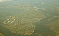 L'île vue du ciel.