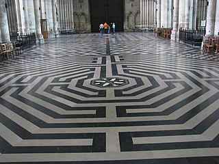 Labyrinthe de la cathédrale d'Amiens