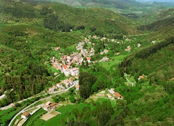 Skyline of Marcols-les-Eaux