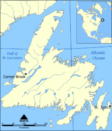 بيل إيل (نيوفندلاند ولابرادور) على خريطة Newfoundland