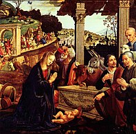 Domenico Ghirlandaio - 1485 L’Adoration des Bergers.