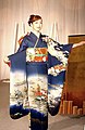 Kimono, the traditional layered dress of Japan.