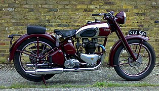 Triumph Speed Twin amb forquilla frontal telescòpica (1947-1966)