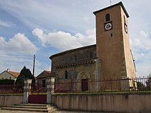 Ang simbahan sa Saint-Clément sa Xammes