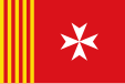 Flag of Amposta, Tarragona, Catalonia (Spain)