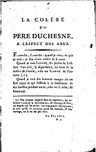 Un devancier du Père Duchesne en 1789.