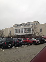 The sign on the Solomon Pond Mall on Boxing Day 2016