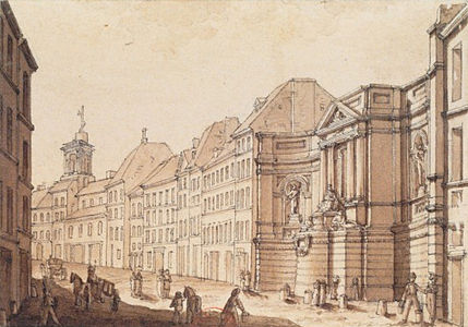 Fontaine, disegno del XIX secolo