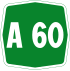 Autostrada A60 shield}}