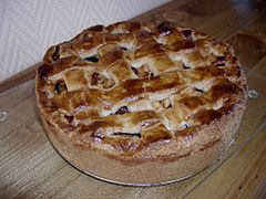 Tarte aux pommes néerlandaise.