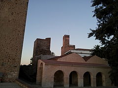 Interior de la alcazaba