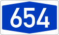 File:Bundesautobahn 654 number.svg