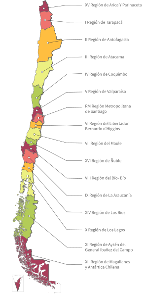 Chilské regiony