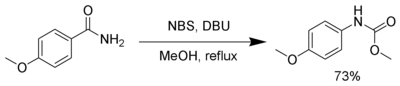 Hofmann-lebontás NBS-sel