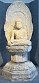 Stone seated Bhaisajyaguru, presumed to have been made between the late 8th and early 9th centuries. 109 cm, Gyeongju National Museum, Bongwan 1957