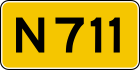 Provincial highway 711 shield}}