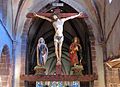 Triumphal cross in the Holy Cross Church in Kaysersberg (late 15th-century)