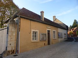 The town hall in Montgaudry