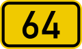 File:Bundesstraße 64 number.svg