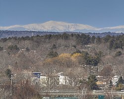 Mt. Washington as seen from Portland, ME.